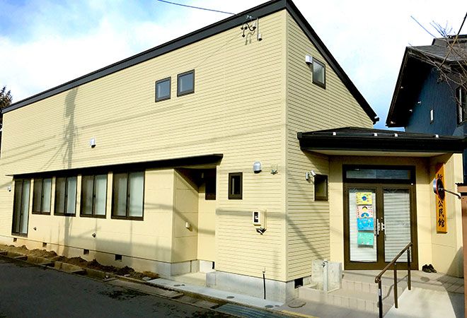 長野市篠ノ井新田西公民館新築のお手伝い